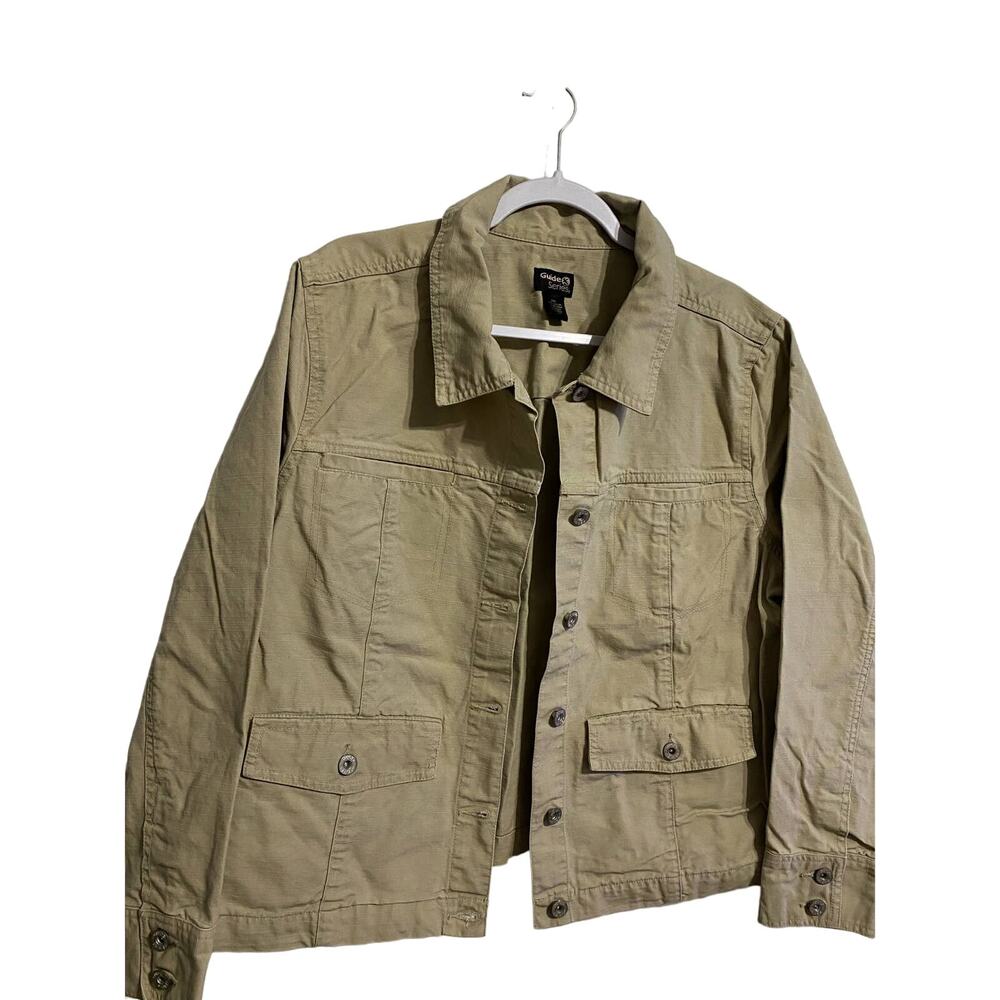 Duck Head Guide Series Women's Utility Jacket Size 2XL Beige Tan Cotton